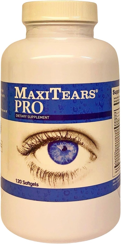 MedOp Pro 120 Softgels, 1 בקבוק - תמיכה בעין פורמולה עם אומגה 3 EPA DHA, ויטמין A ומוצין מורכב