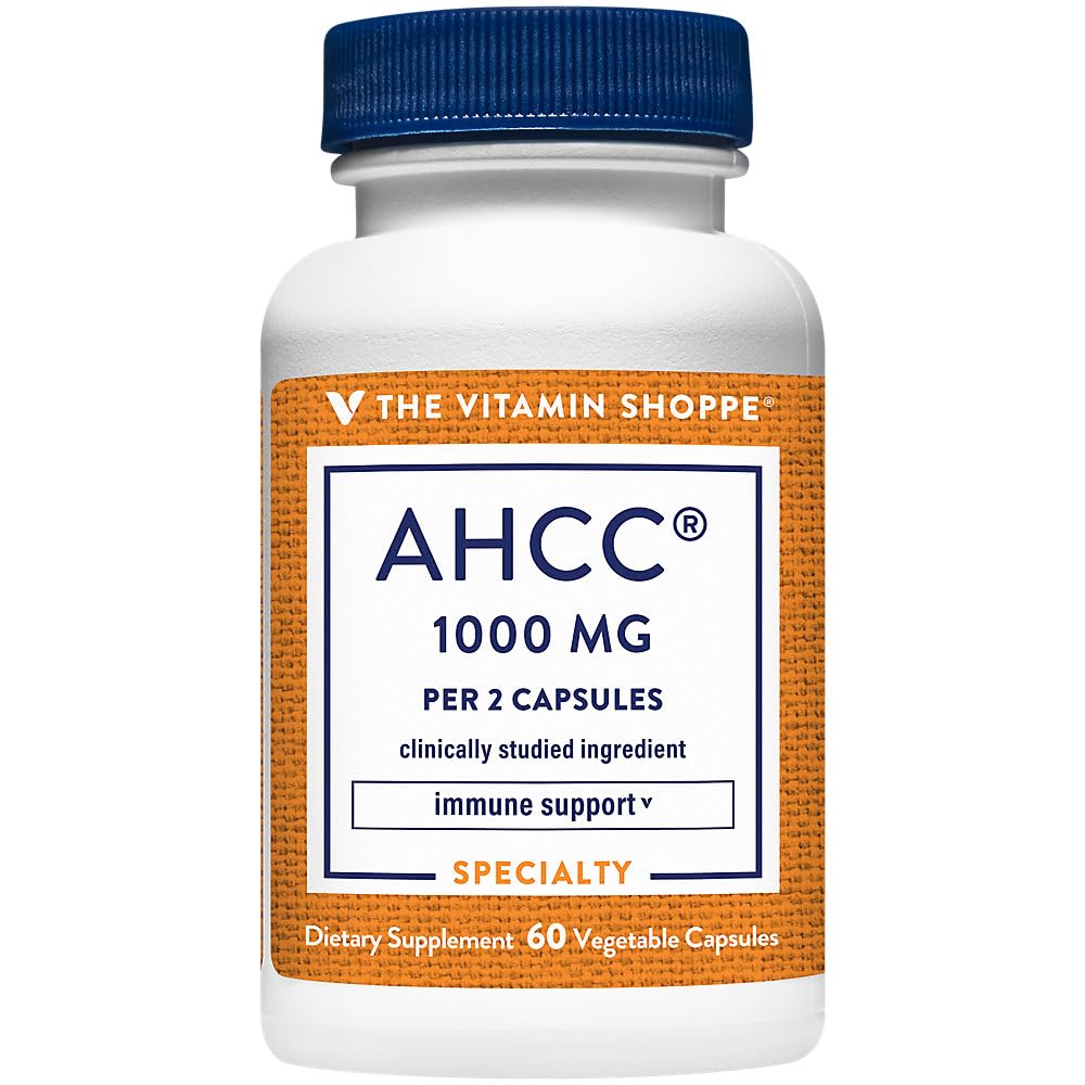 ויטמין Shoppe AHCC - 500 MG - עבור Immune Support 60 Veggie קפסולות