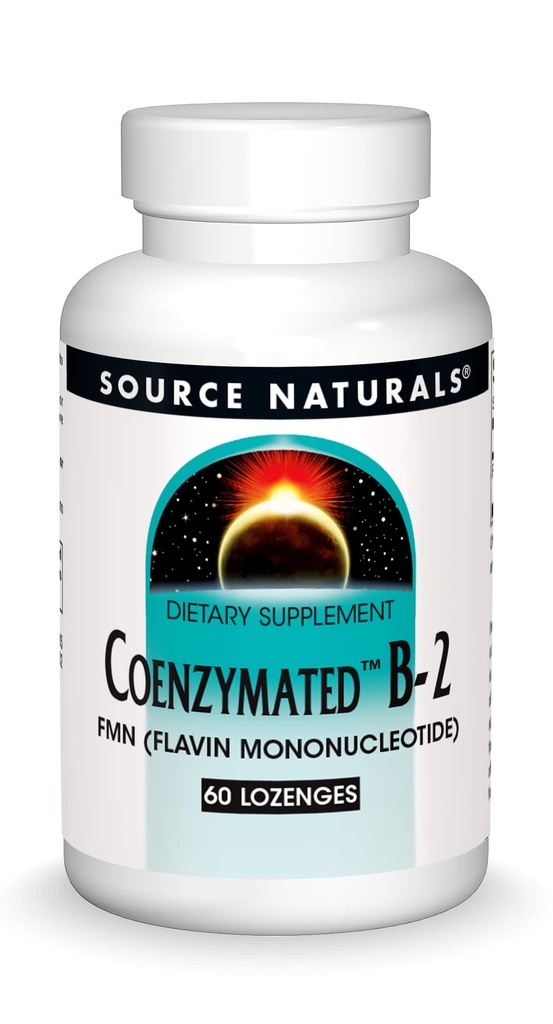 מקור: Naturals Coenzymated B-2 Lozenges 25mg, 60 Count