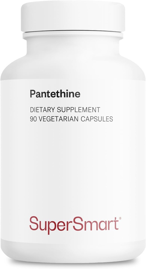 SuperSmart - Pantesin Pantethine 600 מ"ג ליום (Pantothenic Acid) - ויטמין B5 Active ויטמין B5 תוסף