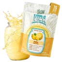 משקה אלקטרוליט מיקס - Pineapple Agua Fresca Flavor | אבקת הרזיה ללא סוכר עם קוקוס מים ומינרלים | 15 Single-משרתת Stick Packs, Low Calorie, Natural Flavor
