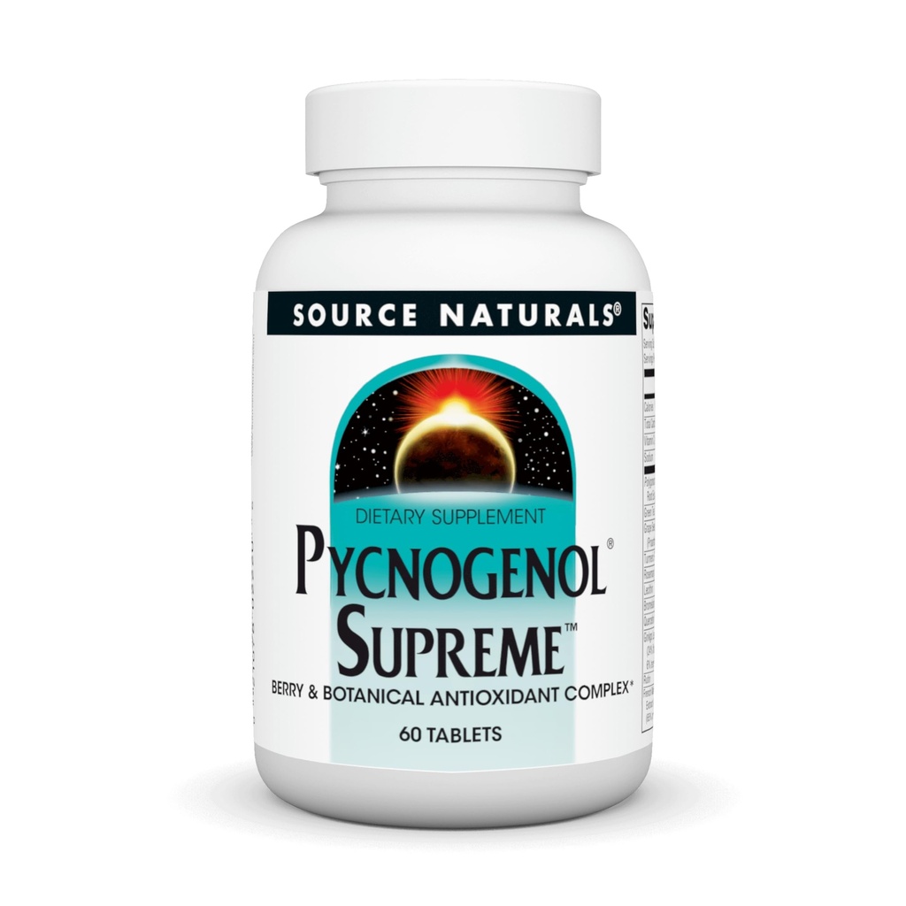מקור טבעי Pycnogenol העליון, ברי & הבוטני Antioxidant Complex * 60 טבליות