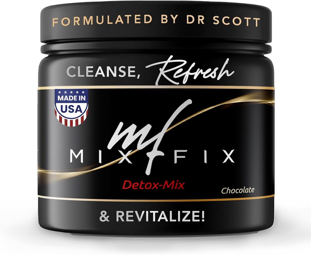 Mix-Fix Full Spectrum Detox אבקת - ניקוי יומי טבעי לבריאות העיכול ו Vitality - Plant Based Liverנקיה אבקה - תמיכה ב- Body Detoxification