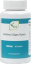 מופחת L Glutathione 1000mg x 90 טבליות. עם 500 מ"ג L-Glutathione, 300 מ"ג Collagen, ו 200 מ"ג ויטמין C לכל שולחן.