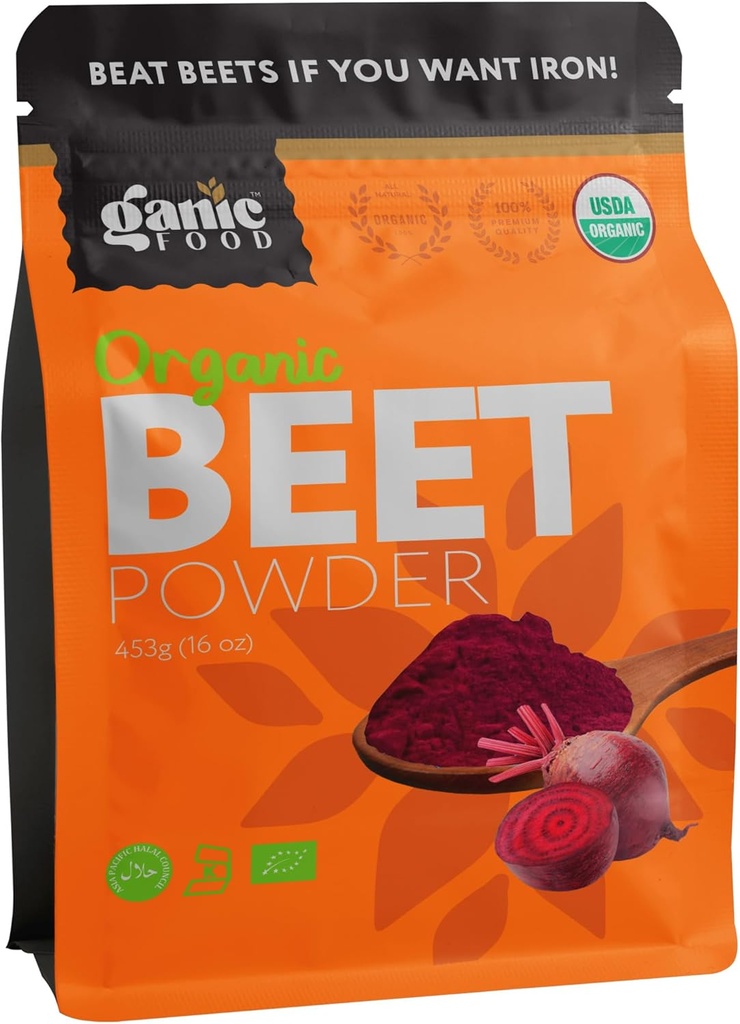 אבקת שורש באט אורגני, 16 Ounces