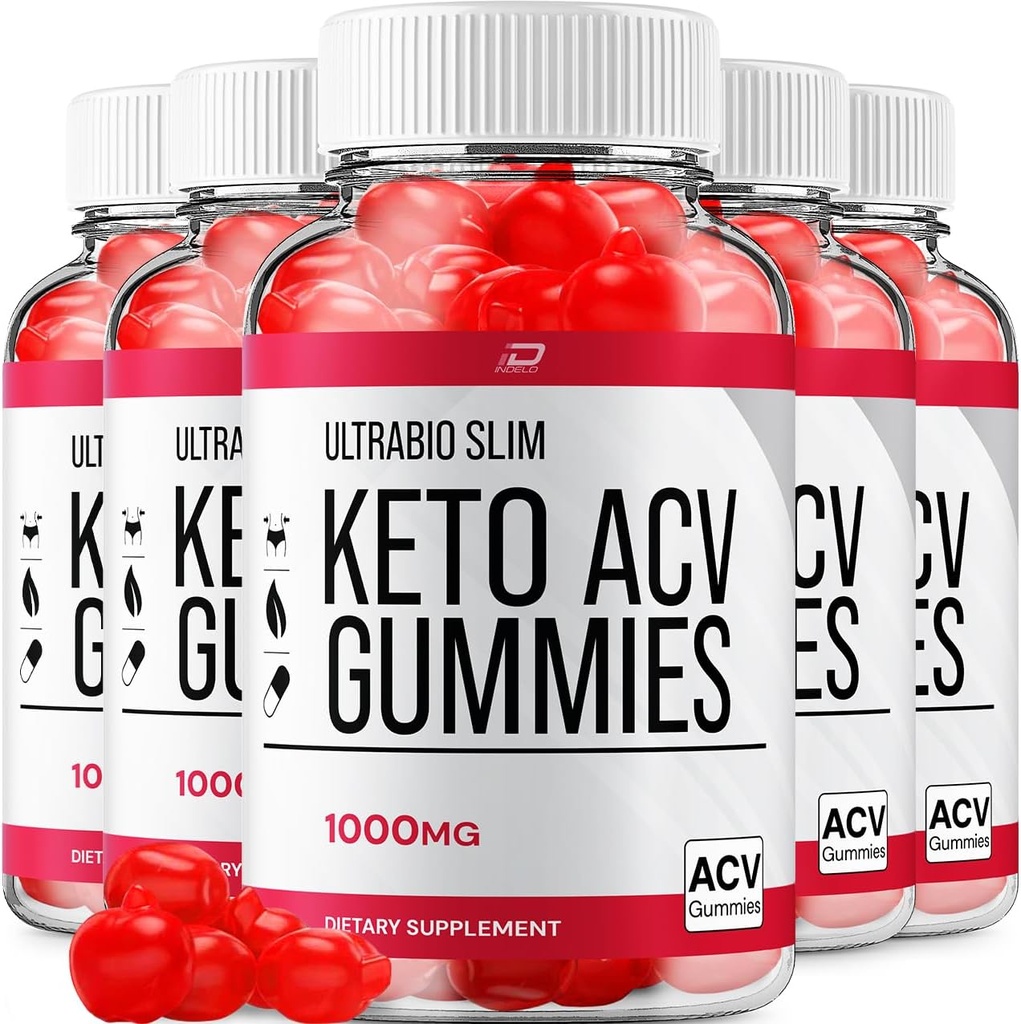Ultra Bio Slim Keto Plus ACV Gummies Dietary תוסף - UltraBio Slim Keto Apple Cider Vinegarmies ביקורות, מקסימום עוצמה bioSלימוזינה עבור ניהול משקל מתקדם (5 Pack - 300 חניכיים)