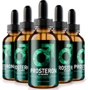 NutraRize (5 Pack) Prosteron Drops, All-Natural Prostate Health תוסף, Premium ויטמין לתמיכה ב Circulation בריא, ביקורות פורסטרון הרשמי (150 משרתים)