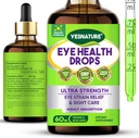 Yes Eyebright Herb Eye Health טיפות עבור Eye Strain הקלה & Sight Care, Ultra Power Eye Health תוסף