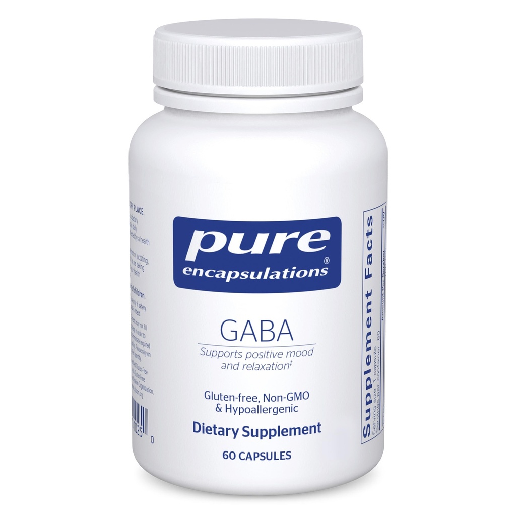 Encapsulations GABA - תוספת לתמיכה להרגעה ושינוי של מתח Occasional - עם Premium GABA Amino Acids - 60 קפסולות