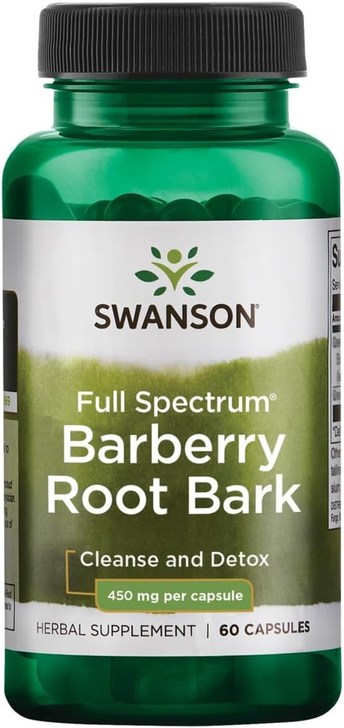 Swanson Full Spectrum Barberry Root Bark 450 מ"ג 60 קפסולות