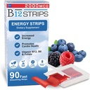 מקור בסיסי 2,000 mcg Methylcobalamin ויטמין B12 Sublingual Energy Strips