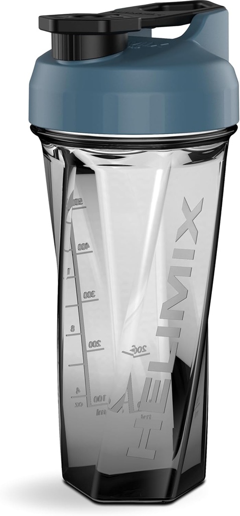 HELIMIX 2.0 וורטקס בלנדר שאקר בקבוק מחזיק עד 28oz | No Banding Ball or Whisk | USA Made | Portable Pre Workout Whey Protein Drink Shaker Cup