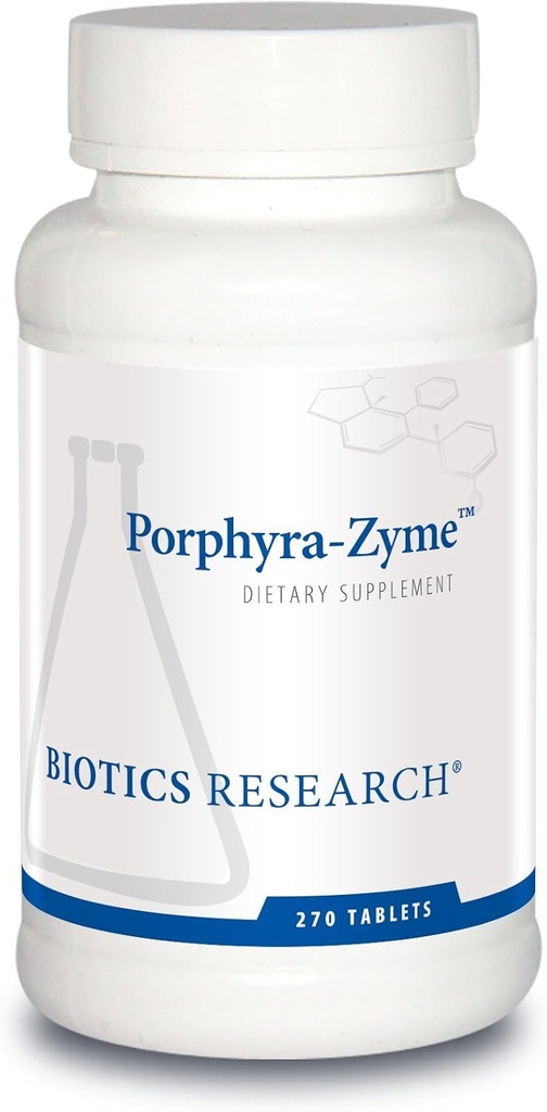 Biotics Research Porphyra Zyme Chlorophyll Concentrate, Heavy Metal Binding Capacity, Detoxification, 270 טבליות
