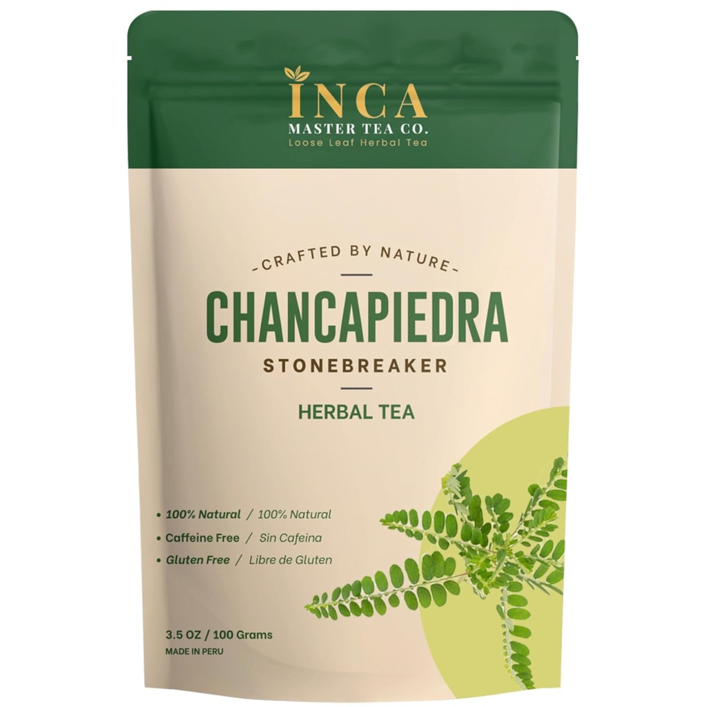 Inca Master Chanca Piedra Stone Breaker - 100% תה טבעי Kidney Stone Dissolver & Gallbladderse, 100 גרמים (3.5 Ounces) for Kidney Stone Support