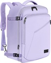 MATEIN לשאת על גבי נשים, 40L נסיעות כבדות Airplane Approved, מרחיבה Easy fashion Daypack, Frequent Traveler Gifts, Light Purple