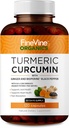 כורכום Turmeric Curcumin עם BioPerine Black Pepper וג'ינג'ר - מיוצר בארה"ב - 120 קפסולות צמחוניות עבור Absorption מתקדמת, Joints Support