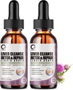 4 Fl Oz - Liver Cleanse Detox & Fix נוזל טיפות - 1000 מ"ג חלב תמצית טיפות תוספת עבור Liver ניקויse & Detox, Antioxidant, תמיכה העיכול