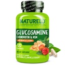 NATURELO Glucosamine Chondroitin MSM עם Boswellia ו ויטמין C - תוספת של נוחות משותפת, ניידות וכוח - 120 קפסולות