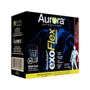 Aurora Nutrascience Micro-Pack Liposomal ExoFlex+ עם ויטמין C, תומך גמישות משותפת פונקציות, BiovaFlex Egg Membrane, Curcumin & Boswellia, Strwaberry Flavor, 30 Single-משרתת Packets