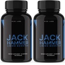 ג'ק האמר Libido Booster תוסף לגברים, Powerful All Natural Formula כדי לשפר את הביצועים (120 קפסולות)