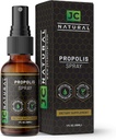 פרופוליס גרון Spray - Water Soluble, אלכוהול חינם. Fight Harmful Organisms, Powerful Antioxidant - 1 floz (30 מ"ל) על ידי JC Natural x CGM Labs