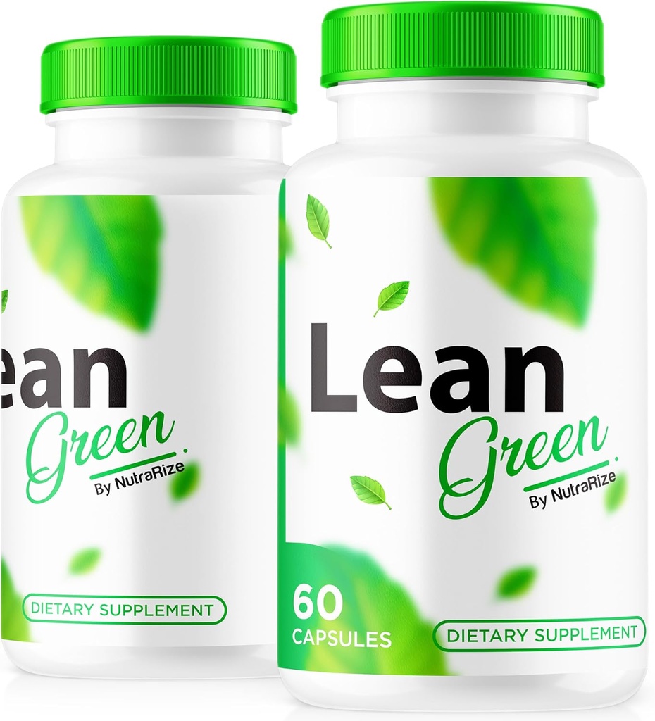 (2 Pack) Lean Green Loss Pills - באופן טבעי תומך Active Lifestyle ו- Fitness, Premium Keto Pills for Sustained Energy & Health, Lean Greens Formula, Lean Greens Review (120 קפסולות)