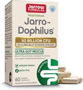 Jarrow Formulas Jarro-Dophilus Ultra Gut Rescue - 50 מיליארד CFU Per Serve - Probiotics Recovery, Protect & Keep Intestinal Pllor - 60 משרתות (Delayed Release)
