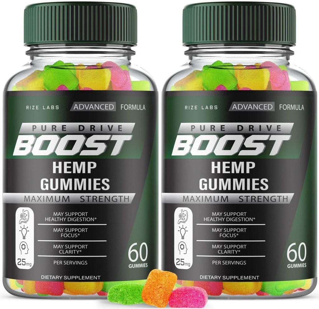 (2 Pack) Pure Drive Boost Gummies, Pure Drive מקסימלי כוח פורמולה, Pure Drive Boost לבריאות הגוף הכוללת, Pure Drive Boost מתקדם תוספת מסטיקמי, Pure Drive Gomitas Review (120 קפסולות)