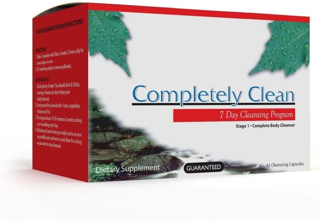 Wellgenix Omni Completely נקי - 7 Day Toxin ניקויse - Full Body Detoxifying Pills - Flush Out Toxins & Waste - 42 קפסולות