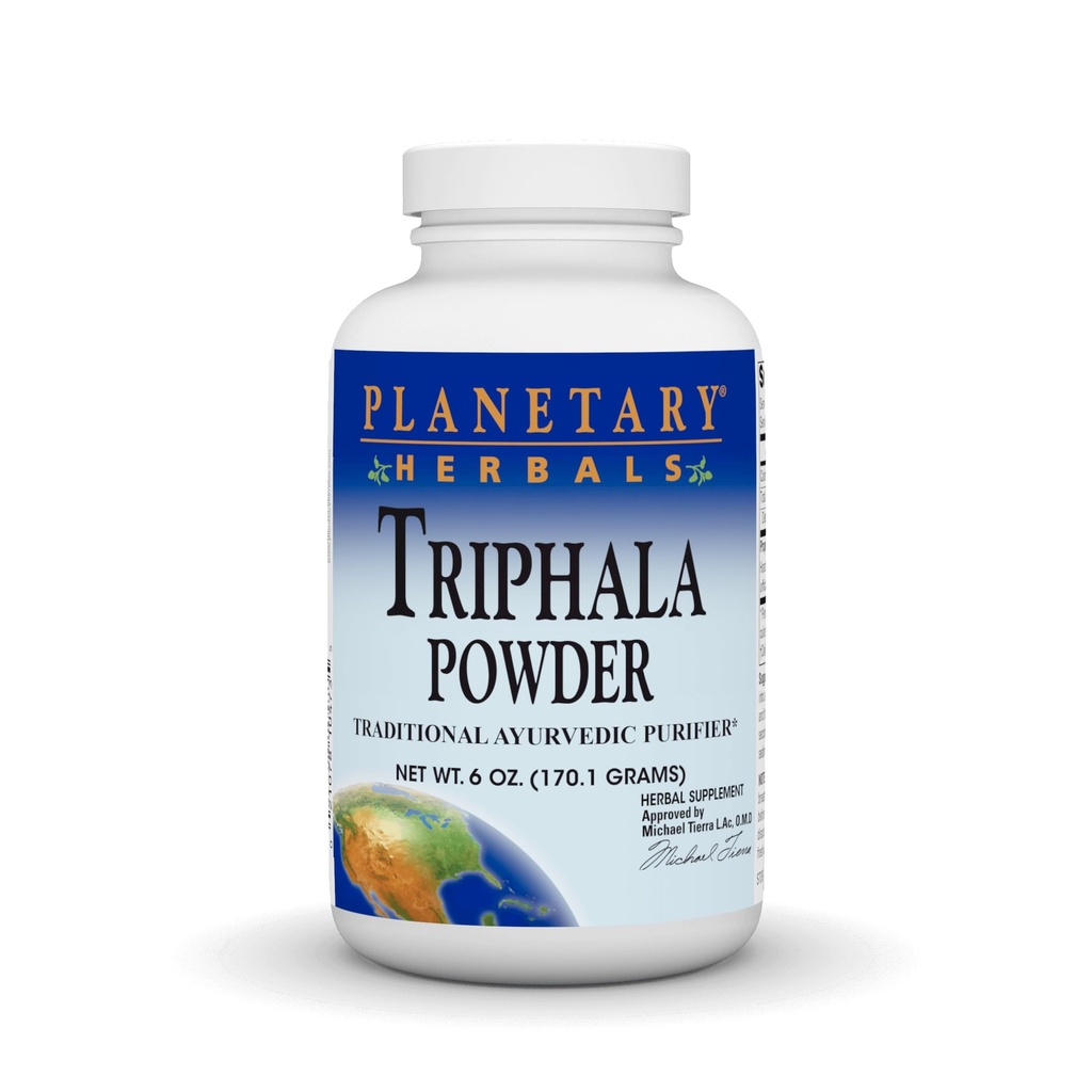 צמחי מרפא פלנטריים Triphala Internal ניקוי אבקה, 6 אוונס