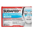 Exafed PE Head Cruiseestion + Mucus Reliefs for Sinus Pressure, Communityestion, & Headache, non-Drowsy Decongestant with Acetaminophen, Guaifenesin & Phenylephrine HCI, 24 ctctct.