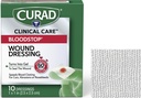 CURAD Blood Stopp® Wound Dressing | 1 » Hemostatic Gauze Helps Stop Bleeding Quickly | For Cuts, Abrasions or Nosebleeds