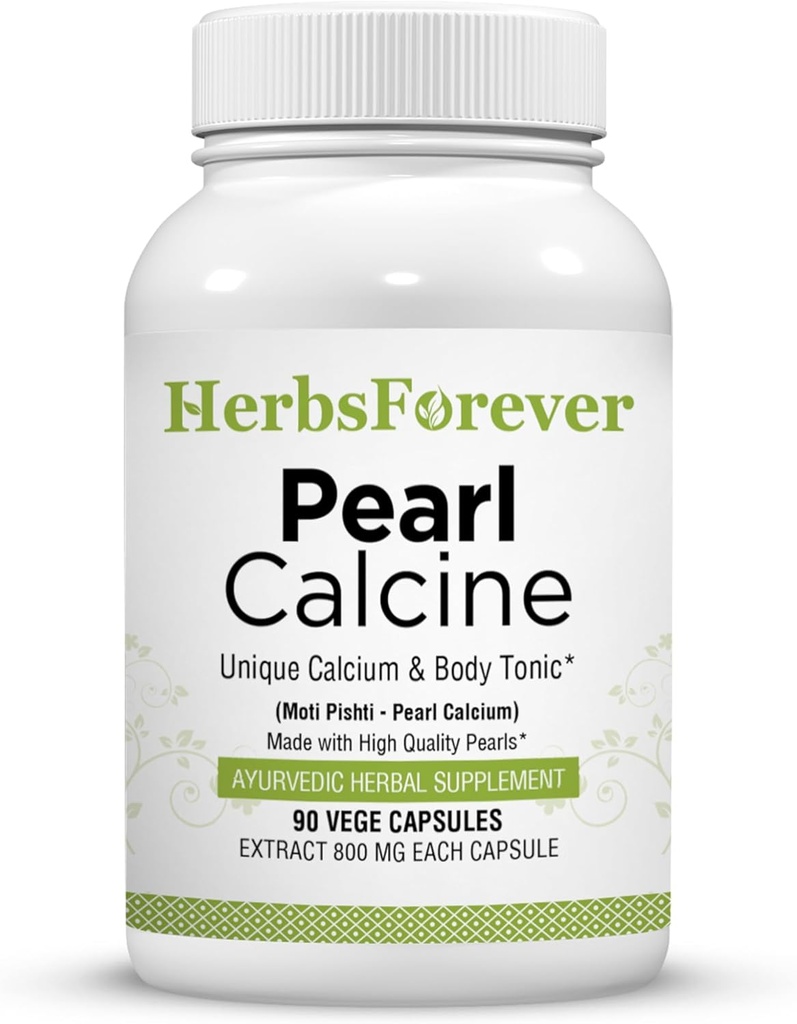 Herbsforever פרל Calcine קפסולות העצם מקדם עצמות בריאות ושיניים חזקות 90 קפסולות