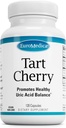 EuroMedica Tart Cherry - Antioxidant תוסף לתמיכה בריאות Uric Acid Balance & Joint Health - תוספי תזונה טבעונית - תוספת תזונתית לשיקום לאחר אימון - 120 קפסולות