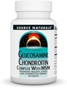 מקור Naturals Glucosamine Chondroitin Complex with MSM, מקדם משותףים בריאים ו- Connective Tissues* - 30 טבליות