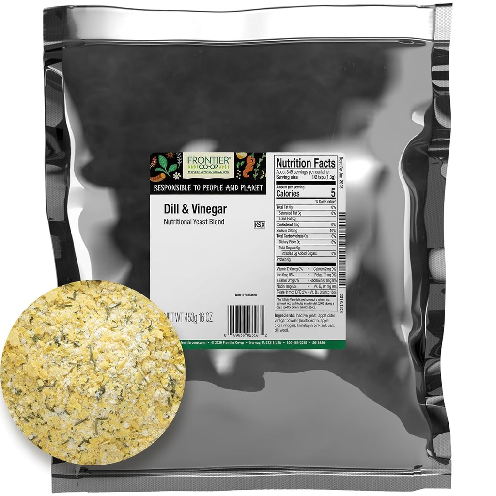 Frontier Co-op Dill & Vinegar Nutritional Yeast