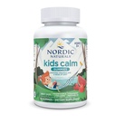 Nordic Naturals Kids Calm Gummies - Strawberry Watermelon - 60 חניכיים - Magnesium L-theanine תוסף - הקלה עבור ילדים - תמיכה מרגיעה - עד 60 משרתים