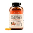 NatureWise Curcumin Turmeric 2250 מ"ג - 95% Curcuminoids & BioPerine Black Pepper Extract for Advanced Absorption - Daily Joint ו- Immune Health Support - טבעוני, Non-GMO, 360 הרוזן