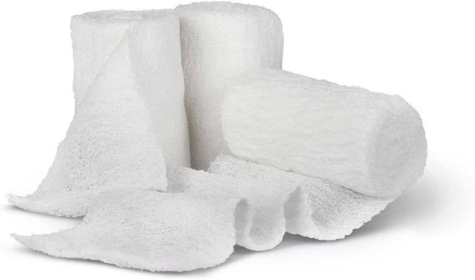 Medline Bulkee Lite Non-Sterile Conforming Bandage 2" x 3.5 yds, אידיאלי עבור Wound Care, Pack של 96