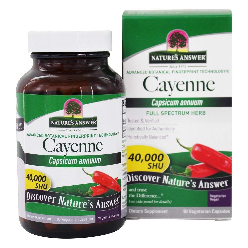 תשובתו של הטבע קייאן פפר תוספי קפסולת, 90-Count | Natural Metabolism Booster