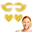 Reusable Gel Eye Pads - Cooling & Warming Eye Compress for Reducing Puffiness, Circles, Wrinkles & Redness - כאב ורגיעה