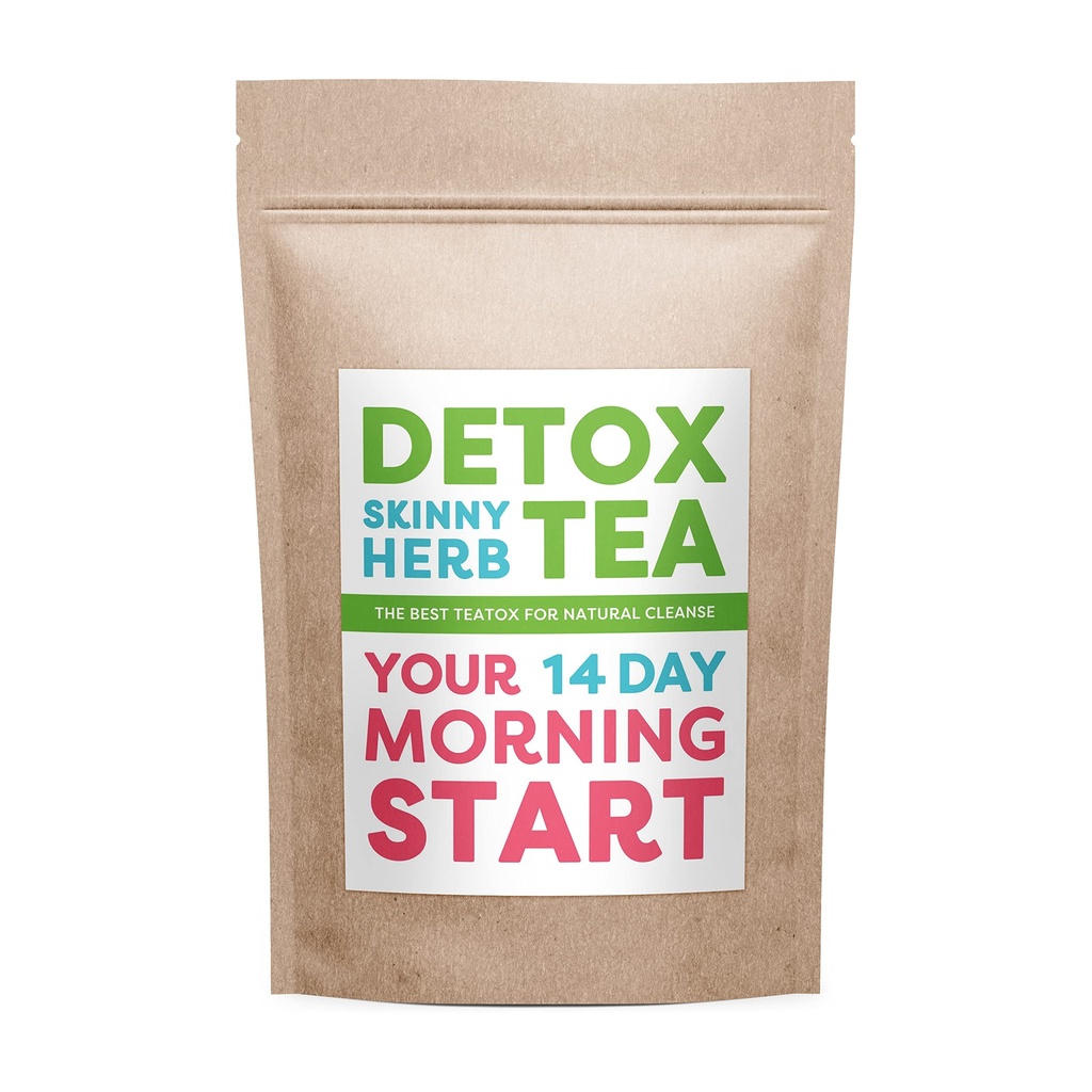 14 Morning Start Tea: Detox Skinny Herb Tea - 100% NATURAL