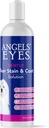 ANGELS של ANGELS Gentle Tear Stain פתרון לכלבים וחתולים | 8 oz Solution for Eye Area and Face | Remove Discharge, Dirt, Tear Stains, and Mucus