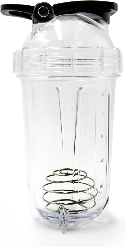 בלנדר Shakerבק, 500 מ"ל / 16oz, Dishwasher Safe, Shatterהוכחה, Portable Pre Workout Whey חלבון שתיית גביע, Mixes קוקטיילים שמלות, מתנות לגברים, מתנות פיל לבן למבוגרים