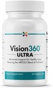 להפסיק Aging Now - Vision360 Ultra AreDS2 - חזון ובריאות העין - Eases Eye Strain ו Fatigue - ויטמין C, ויטמין E, ויטמין D3, ויטמין B2 ו B12, Zinc, Copper, Astaxanthin, Lutein - 60 Vcaps