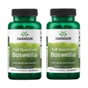 Swanson Double Strength Boswellia-Herbal תוספת קידום תמיכה משותפת-Ayurvedic Herb עבור Joint Flexibility & Mobility Support-Made W/Boswellia Serrata Resin-(60 קפסולות, 800 מ"ג כל) 2 Pack