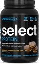 PEScience בחר אבקת חלבון, Whey ו- Casein בלגן, אבקת חלבון נקייה לנשים וגברים, קלוריות נמוכה, פחמימות נמוכות, Keto Friendly, Gluten Free - שוקולד Peanut Butter Cup - 27 משרתים