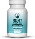 Mighty אומגה 1000 פוטנט אומגה 3 תוסף 1000 MG EPA DHA Per קפסולת גבוהה Dose אומגה 3 שמן דגים דרום האוקיינוס השקט Anchovy Sourced - Triglyceride אומגה 3 Fatty Acid