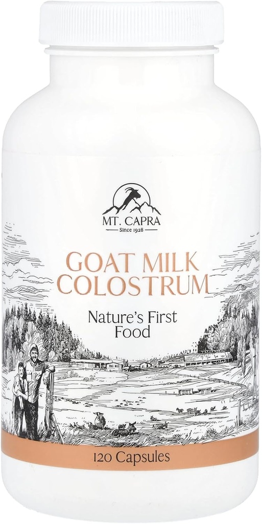 Capra Colostrum - 120 קפסולות על ידי Mt. Capra