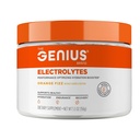 Genius Electrolytes אבקת לשתות Mix, כתום Fizz, 30 משרתות - תוספת טבעית של הנקה Booster & Endurance תוספת עם Potassium, Magnesium & Zinc - סוכר חינם ללא ממתקים מלאכותיים או Dyes
